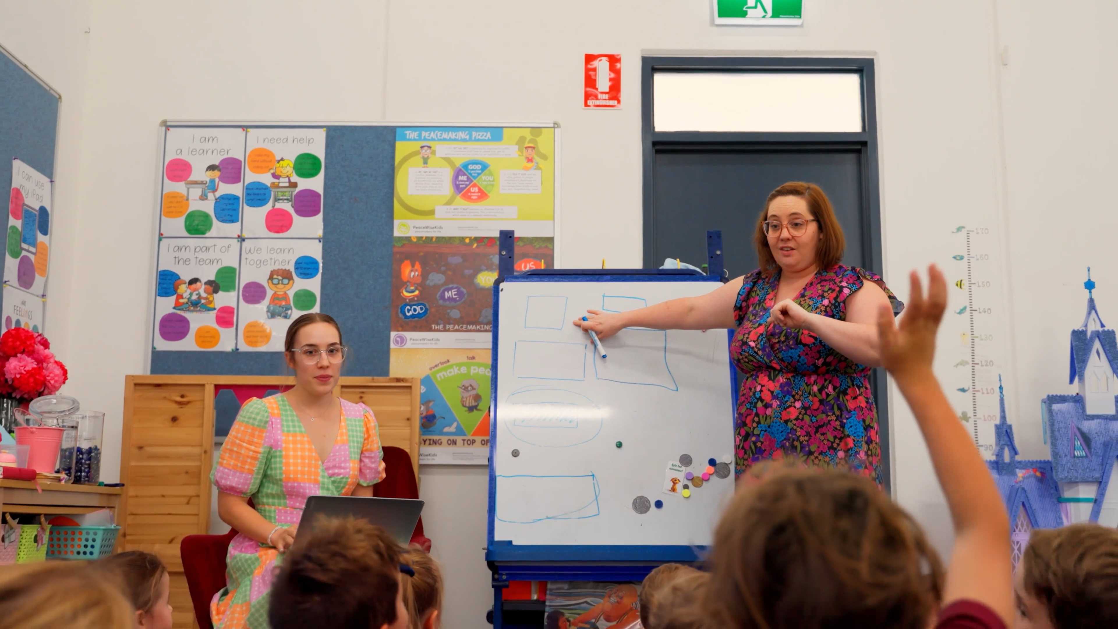Classroom scene from the Teacher Training School webinar preview